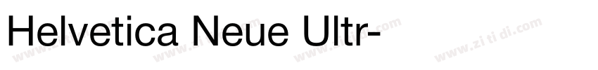 Helvetica Neue Ultr字体转换 Helvetica Neue Ultr字体转换